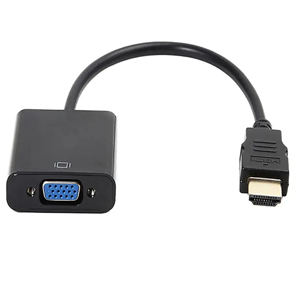 1080P HDMI Male to VGA Female Video Converter Adapter Cable for PC Laptop HDTV - eBuy UAE